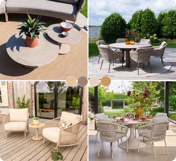 Tuintafel trend: natuurlijke tinten