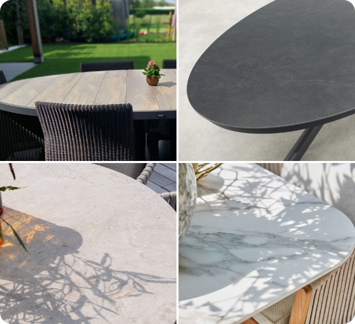 Tuintafel trend: keramiek