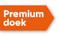 Platinum Challenger Zweefparasol T2 Premium Glow 3x3 m. - Faded Black - Met verlichting