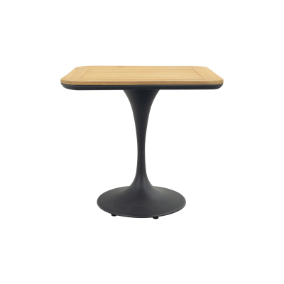 Toscara vierkante bistrotafel 80x80cm. - Teak