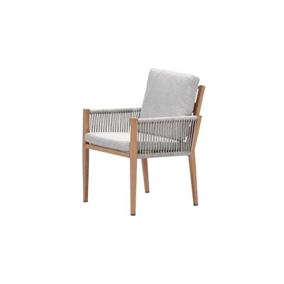 GI Sardinia dining fauteuil - Aluminium Teak look/Zand