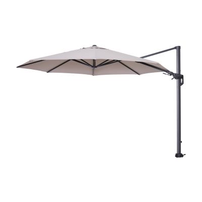 Hawaii Zweefparasol 350 cm. Carbon black - Zand OP=OP