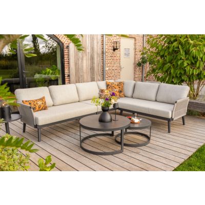 Durban/Rhodos loungeset - hoekbank - 3-delig