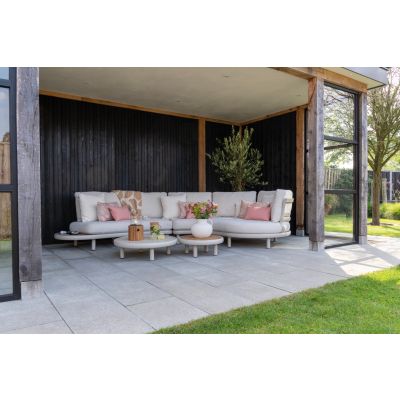 Breeze organische loungeset (L/R) - Naturel/Mokka