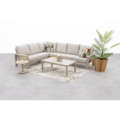 Verano/Atlanta loungeset (5-delig) - Latte