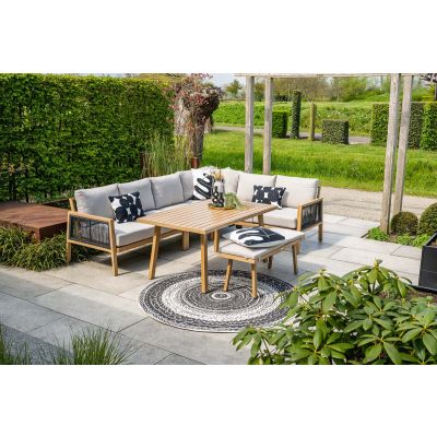 Garden Impressions Decala lounge dining set - met bankje - 6-delig