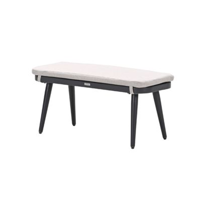 GI Allasio tuinbank - Carbon black/Zand