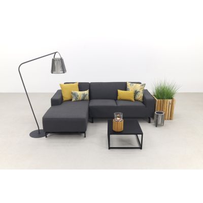 Boavista/Toronto loungebank chaise longue - Sooty - 3-delig - rechts