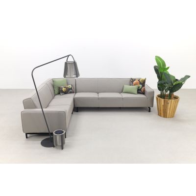 Boavista Sunbrella loungeset - Nature Grey - 3-delig - links