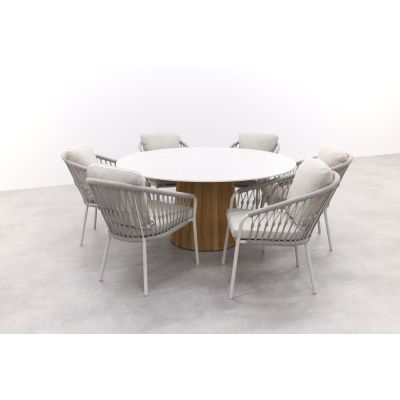 SUNS Nappa/Sorolo Ronde Tuinset Ø160 cm - Neolith®