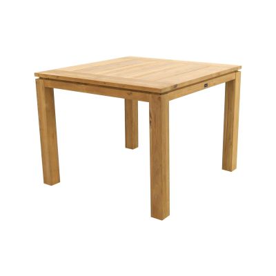 Rome teak tuintafel 100 x 100 cm. - Natural brown
