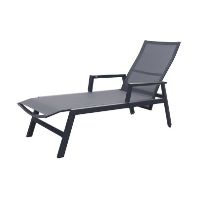 Santa ligbed - Zwart - Hoge instap