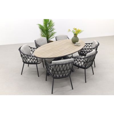 4 Seasons Calpi/GI Edison 220x115 cm. - ovale tuinset