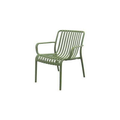 Stripe Loungestoel - Mosgroen