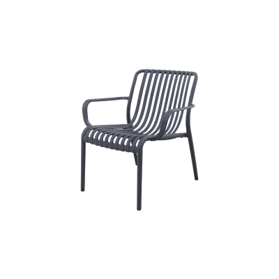 Stripe Loungestoel - Antraciet