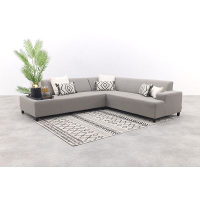 Malaga hoekbank loungeset chaise longue - Taupe