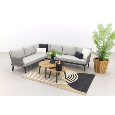 Durban/mindo loungeset - hoekbank - 3-delig