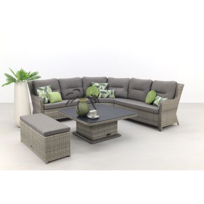 Sandigo lounge dining set met bijzetbank