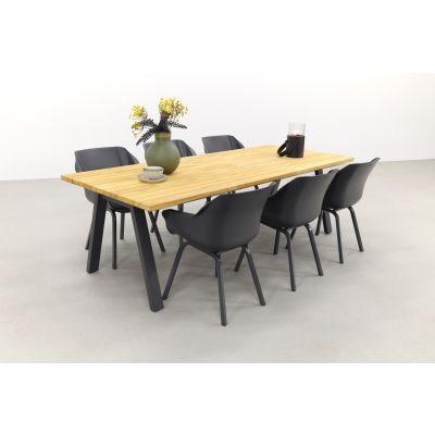 Hartman Sophie element xerix/Ambassador 240x100 cm. tuinset - 7 delig