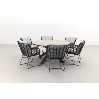 4 Seasons Fabrice / GI Edison 148 cm. - ronde tuinset