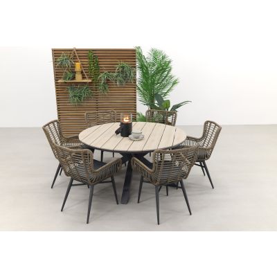  Jasmine/GI Edison ronde tuinset - Ø148 cm.