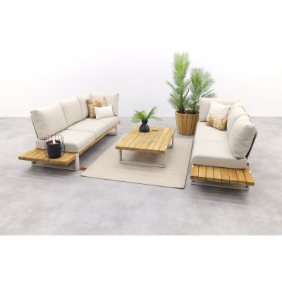 Suns Nardo Ibiza loungeset - Camel Sand/Natural weave