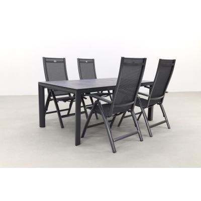 Hartman Roma/Baltimor 180 cm. verstelbare tuinset - 5-delig