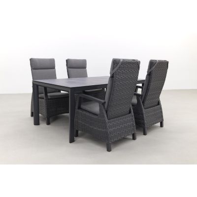 Darwin/Baltimor 180 cm. verstelbare tuinset - 5-delig