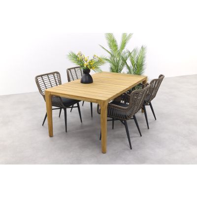 Jasmine - Natural / Liam tuinset - 180x100 cm.