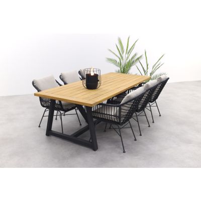 GI Margriet black /Noah tuinset - 7-delig 