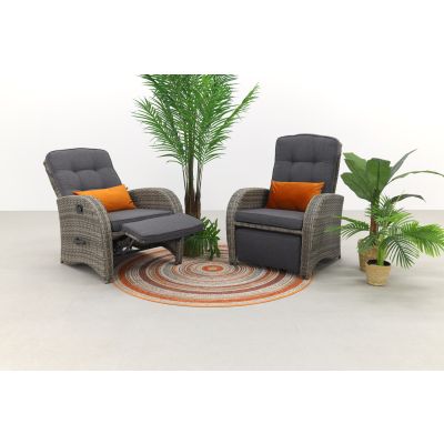 Casablanca verstelbare loungestoel - set van 2