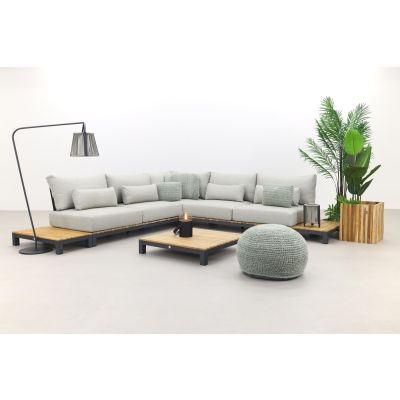 Suns Evora loungeset - 6-delig - Matt royal grey / Soft Grey