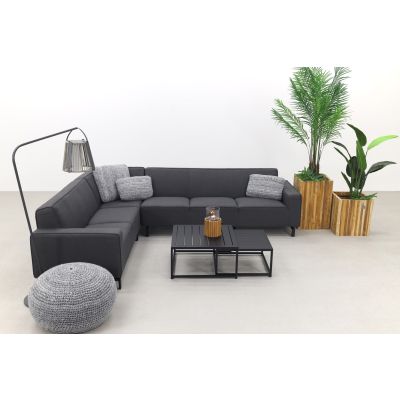 Boavista/Royalty Sunbrella loungeset - Sooty - 5-delig - links