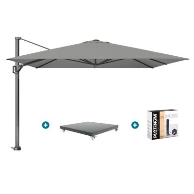 Platinum Challenger Premium T1 3.5x3.5 m - Manhattan Grey met Marbella voet + hoes