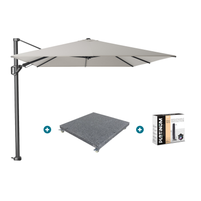 Platinum Challenger Premium T2 3.5x2.6 m - Manhattan Grey met voet en hoes