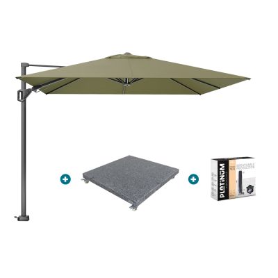 Platinum Challenger Premium T2 3x3 m - Lush green met voet en hoes