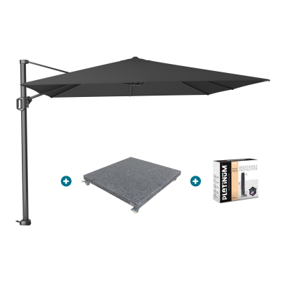 Platinum Challenger Premium T1 3x3 m - Faded Black met voet en hoes