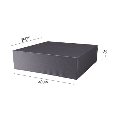 Platinum Aerocover loungesethoes 300x250x70 cm.