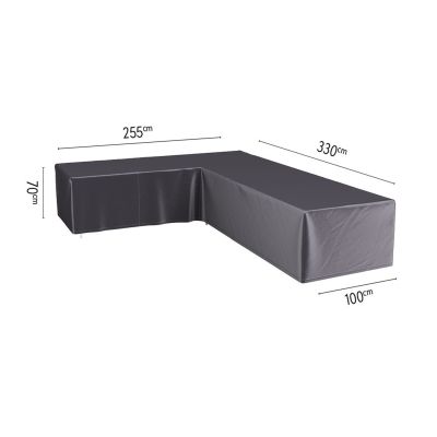Platinum Aerocover loungesethoes L-vorm 330x255 cm - Links