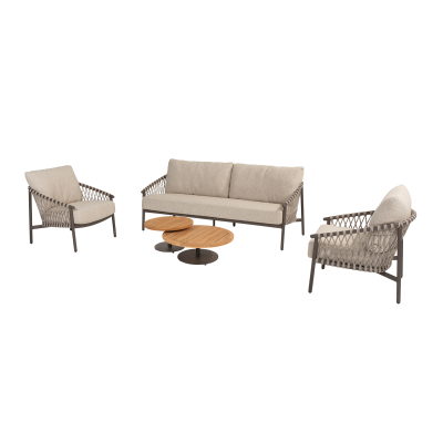 4 Seasons Allora / Volta loungeset (5-delig) - terre