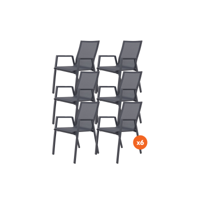 Set van 6 - Atmos stapelbare stoel