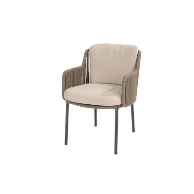 4 Seasons Bernini dining tuinstoel - terre (1 stuk)