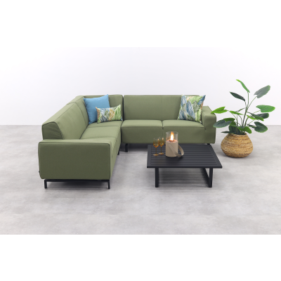 Boavista/Cuba Sunbrella loungeset (4-delig) - Heritage Leaf