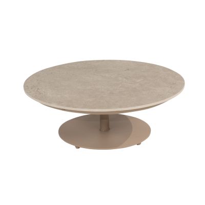 4 Seasons Outdoor Boaz koffietafel - latte/keramiek - Ø80 cm. 