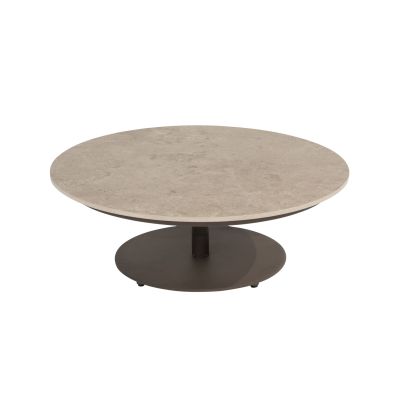 4 Seasons Outdoor Boaz koffietafel - terre/keramiek -  Ø80 cm. 
