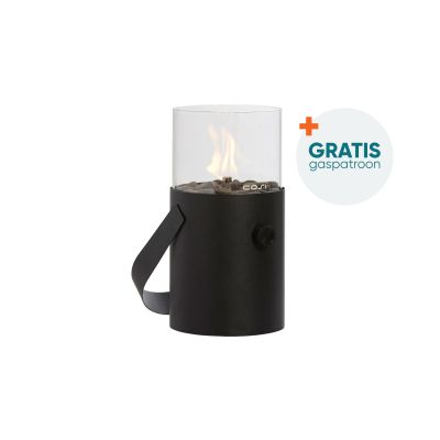 Cosiscoop black - Original - gaslantaarn met gratis gaspatroon