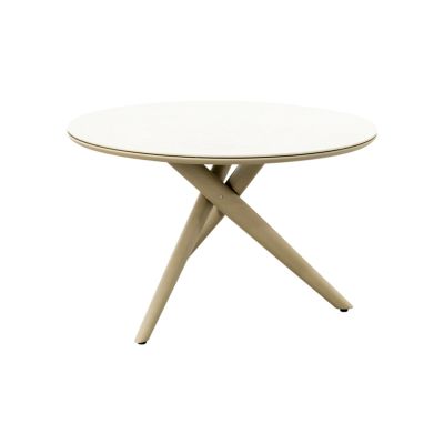 Dublin ronde tuintafel Ø120 cm. - Latte