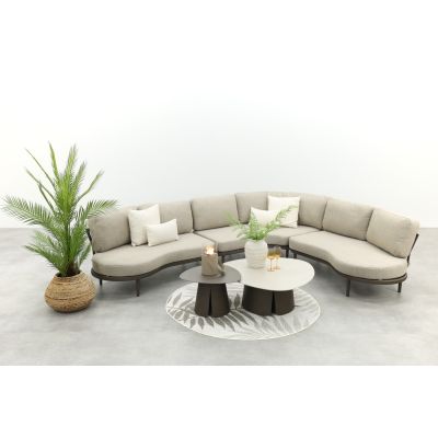 Saranda organische loungeset - Terre