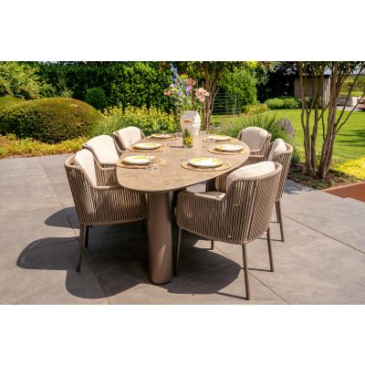 4 Seasons Bernini/Arizona organische tuinset 240x120 cm. - zand/terre