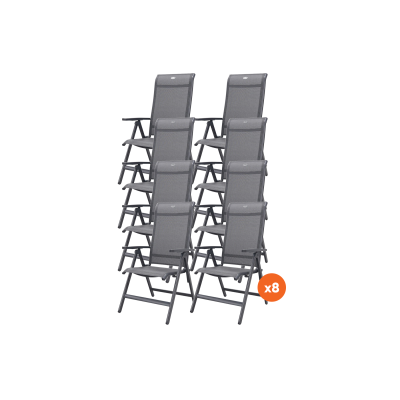 Set van 8 - Hartman Milaan verstelbare stoel